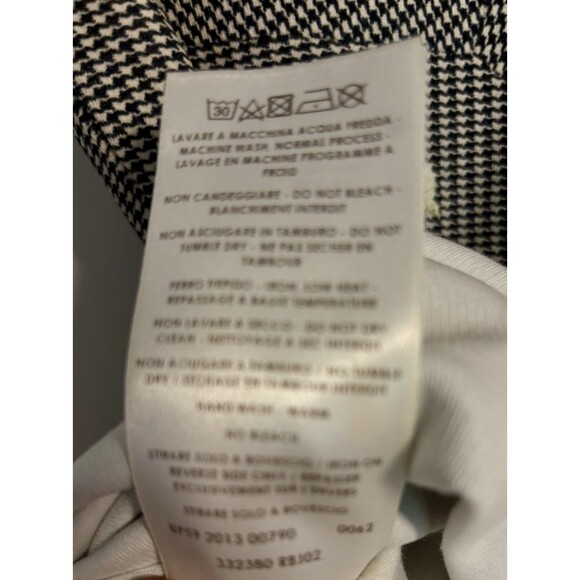 McQ Alexander McQueen Floral Houndstooth Cap Sleeve Bodycon Stretch Dress XS - Picture 5 of 5